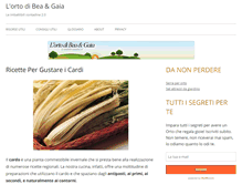 Tablet Screenshot of ortodibeaegaia.it